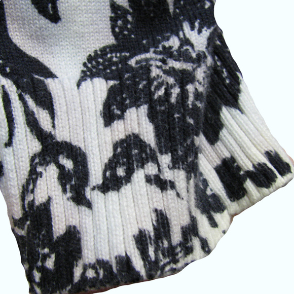 LANDS' END 100% Cotton Cardigan 1X Fantasy Flowers - Picture 6 of 8